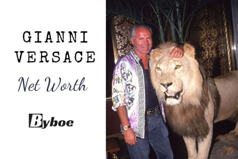 chi è gianni versace|gianni versace net worth at death.